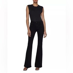 FRAME Denim Le One Flare Mid Rise Denim Jeans